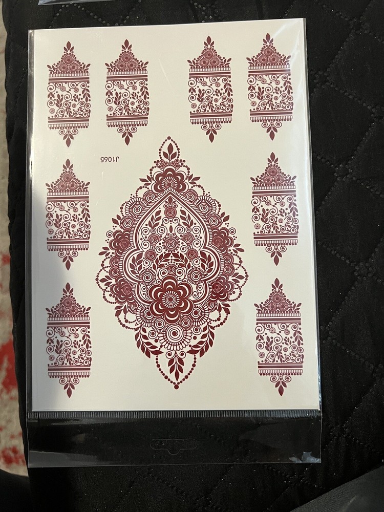 henna stickers