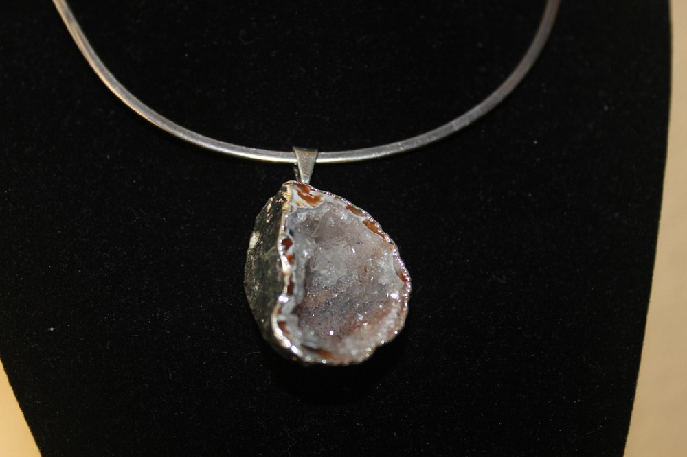 Geode Cave Pendant from Brazil R232