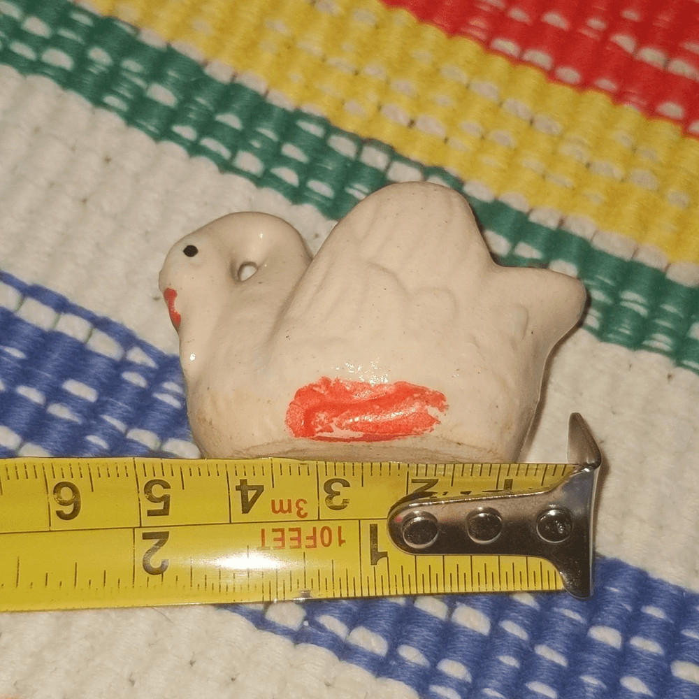 Vintage ceramic miniature swan Japan