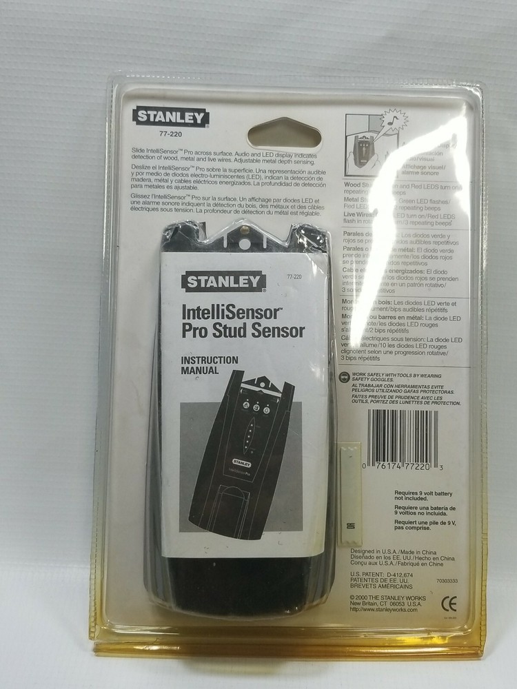 Stanley Sealed IntelliSensor Pro 77-220 - IntelliTools Stud Sensor