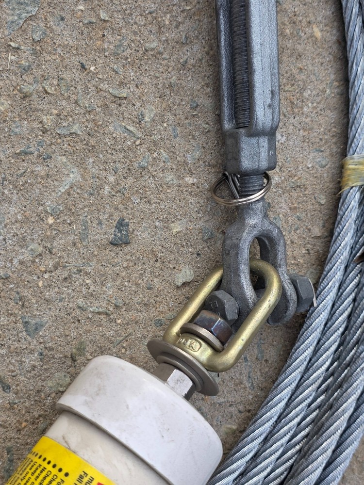 XTREME Miller 60FT SkyWalker Temporary Horizontal Lifeline Systems Kit DFCLL NEW