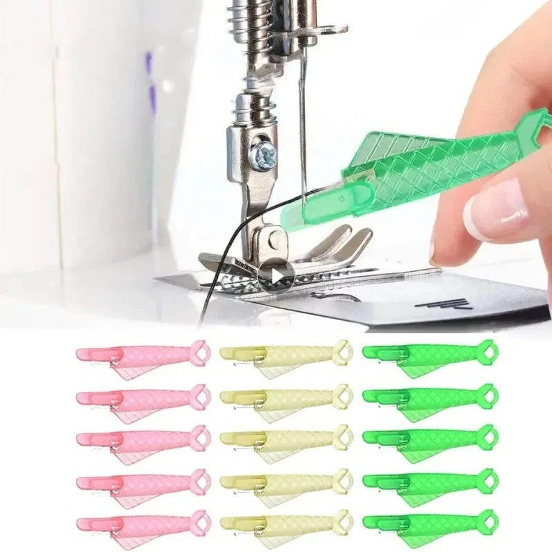 5PCS Plastic Needle Threaders threader Hand Machine Sewing Tools For DIY