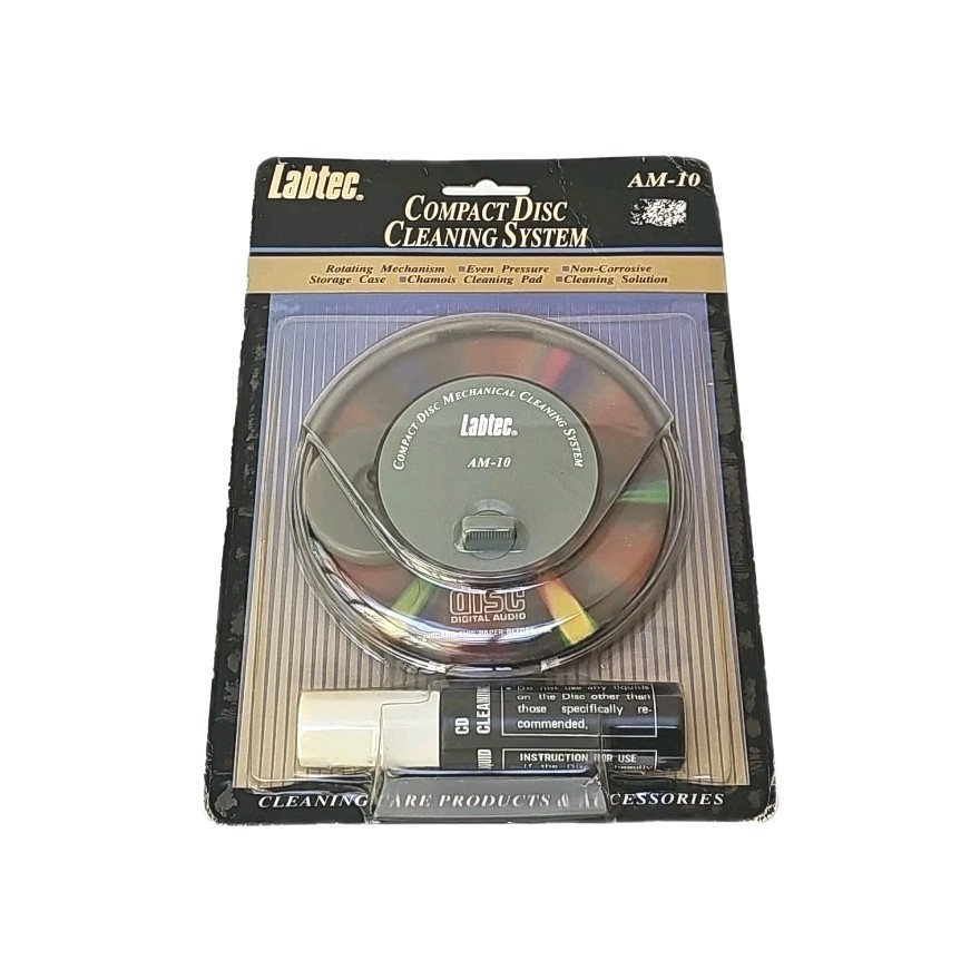 Vintage Labtec Compact Disc Cleaning System AM-10 - NEW