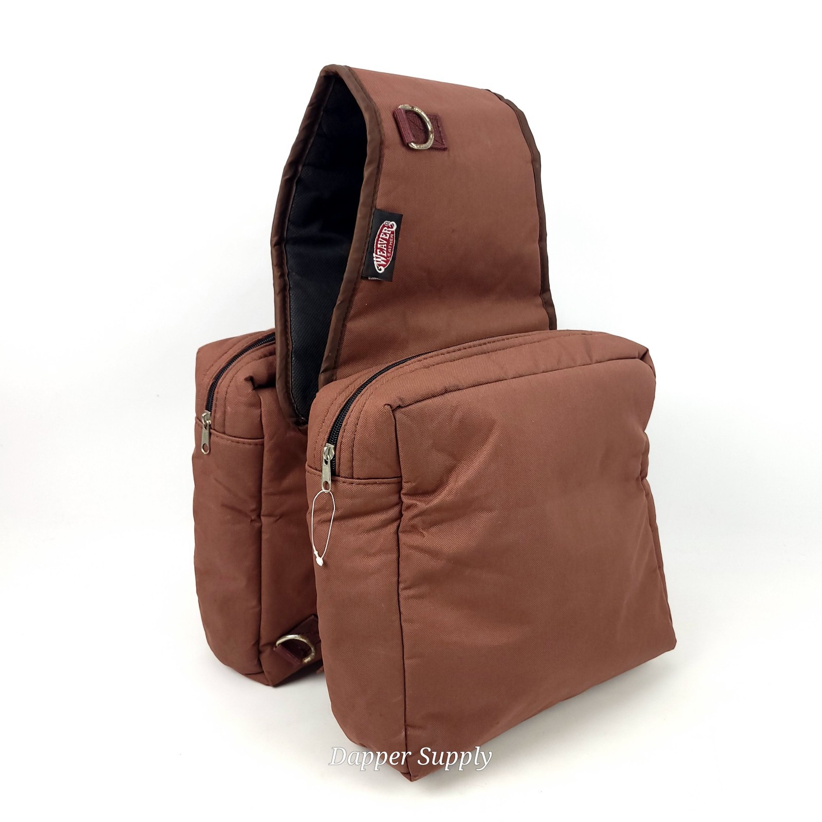 Weaver Nylon Saddle Bag Light Brown