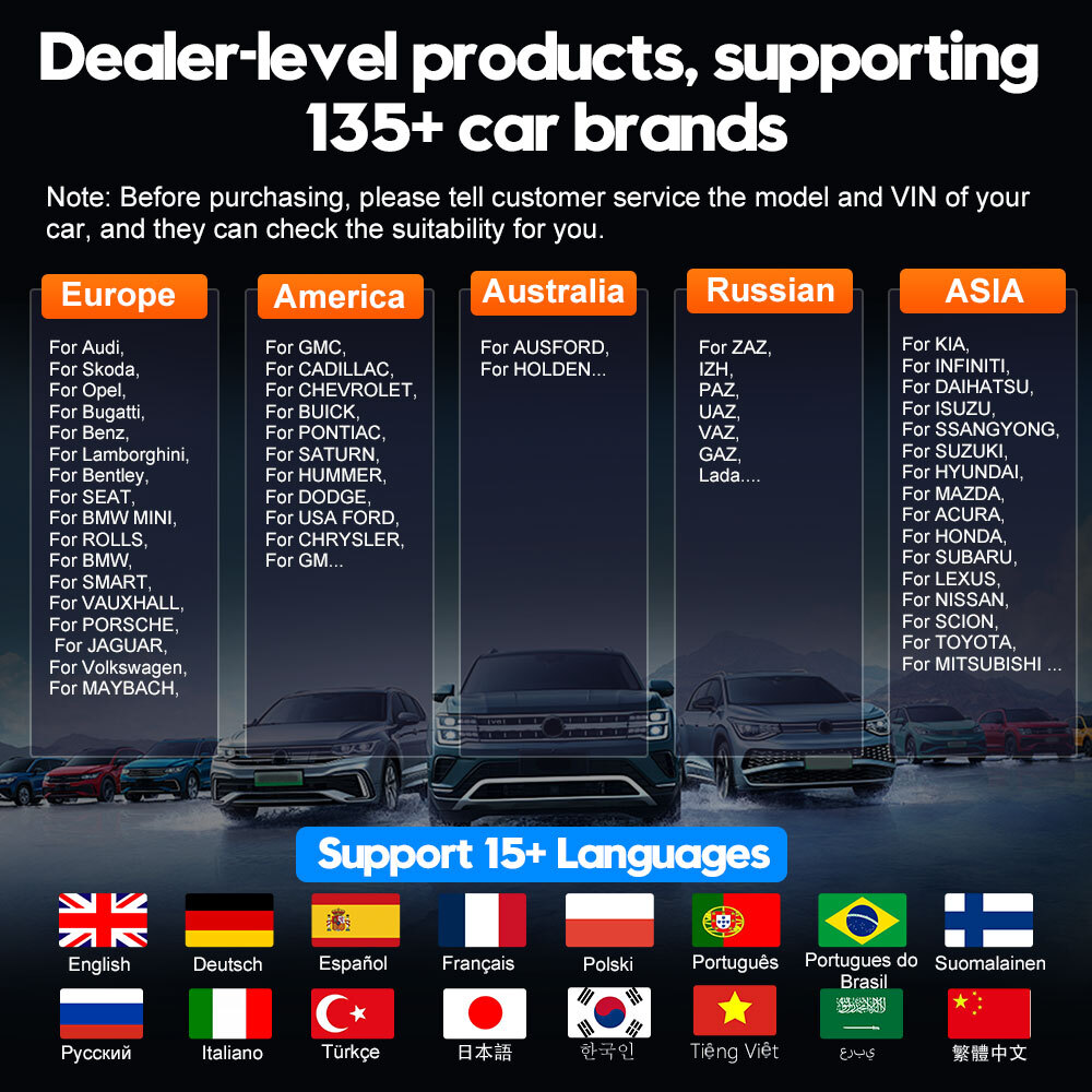 XTOOL IP616 Car OBD2 Scanner Full Systems Diagnostic Key Programming 31+ Service