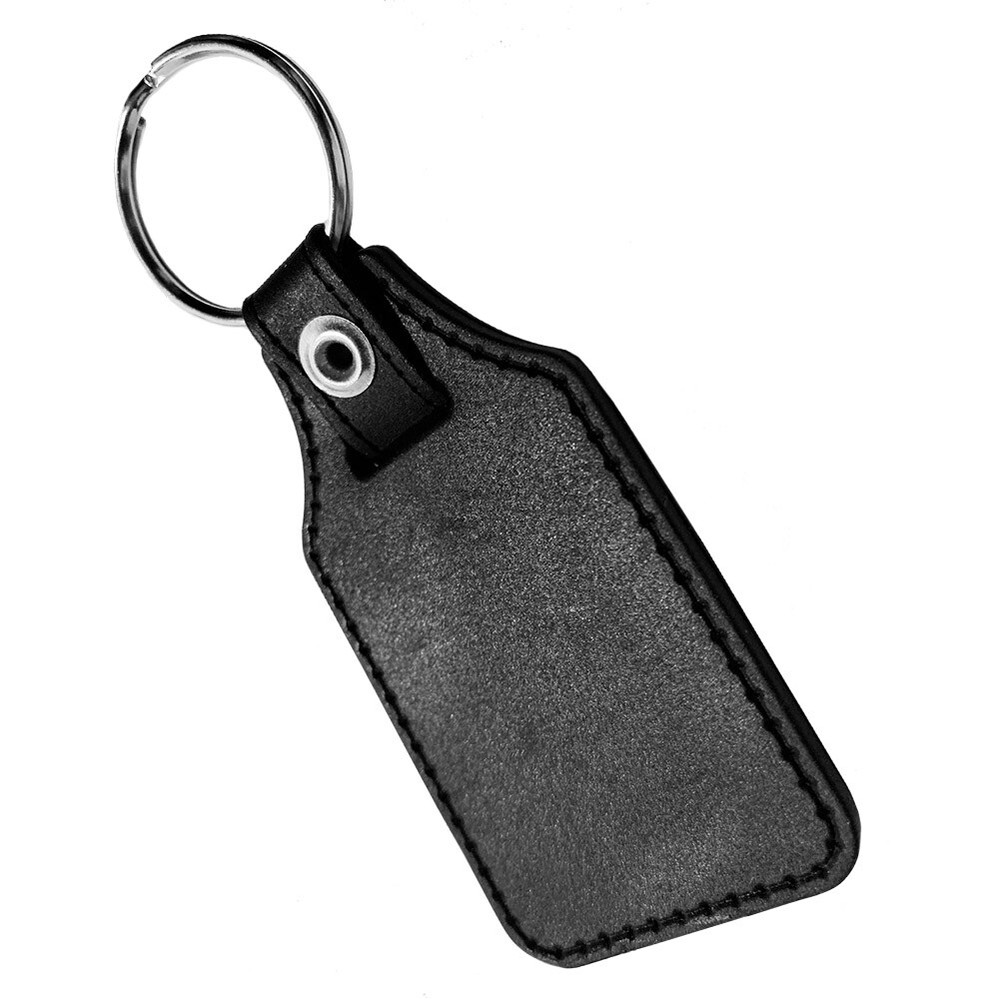 Compatible with 1950 through 1975 Bel Air Black & Silver Design Key Ring