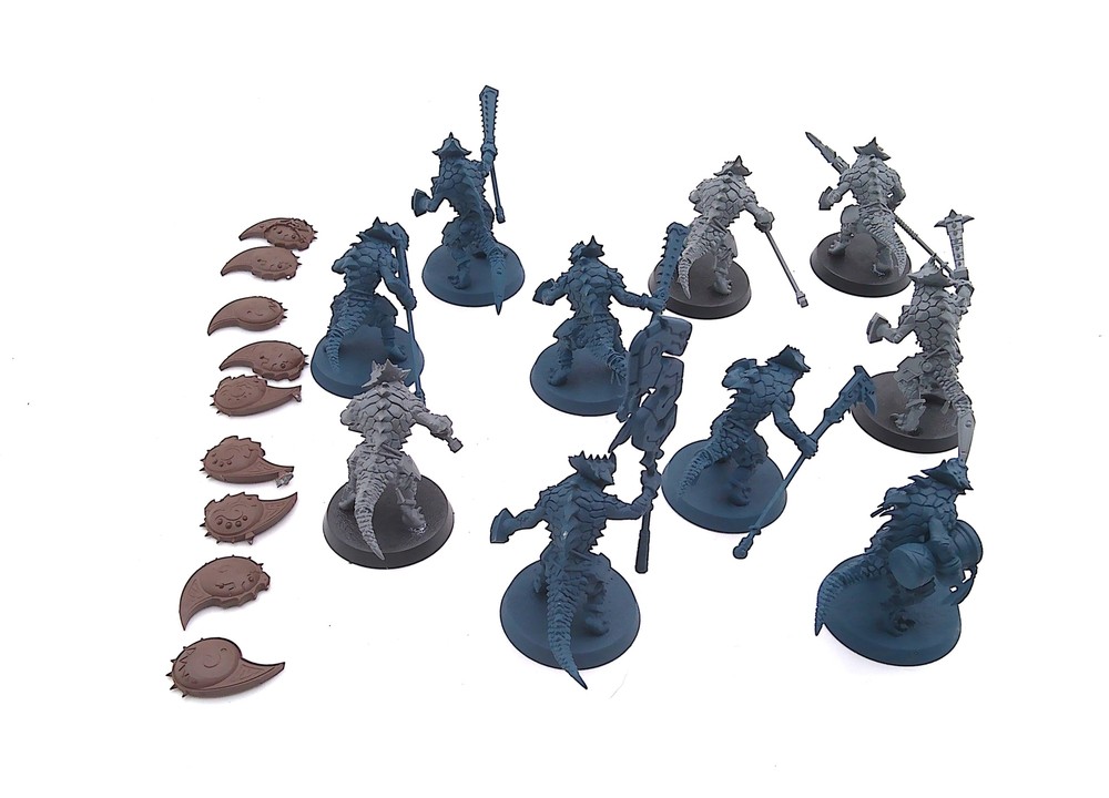 Saurus Warriors [x10] Seraphon [Warhammer Aos] Assembled 72354
