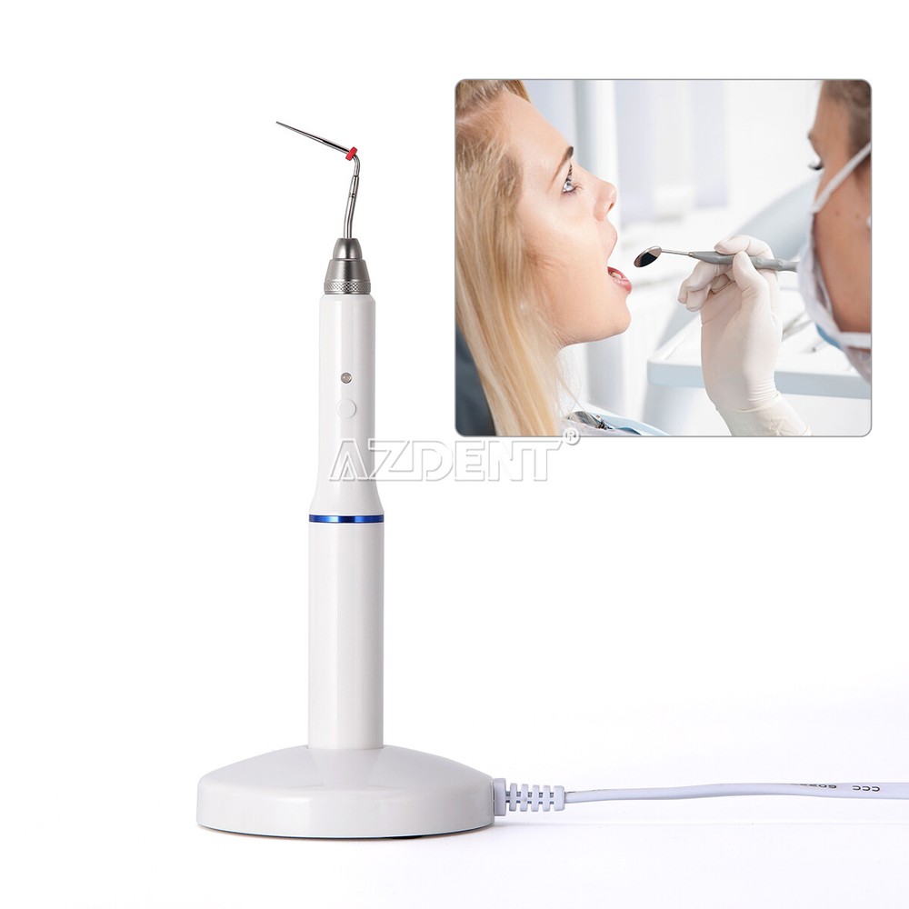 Dental Wireless Gutta Percha Obturation System Endo Heated Pen 2 Tips White
