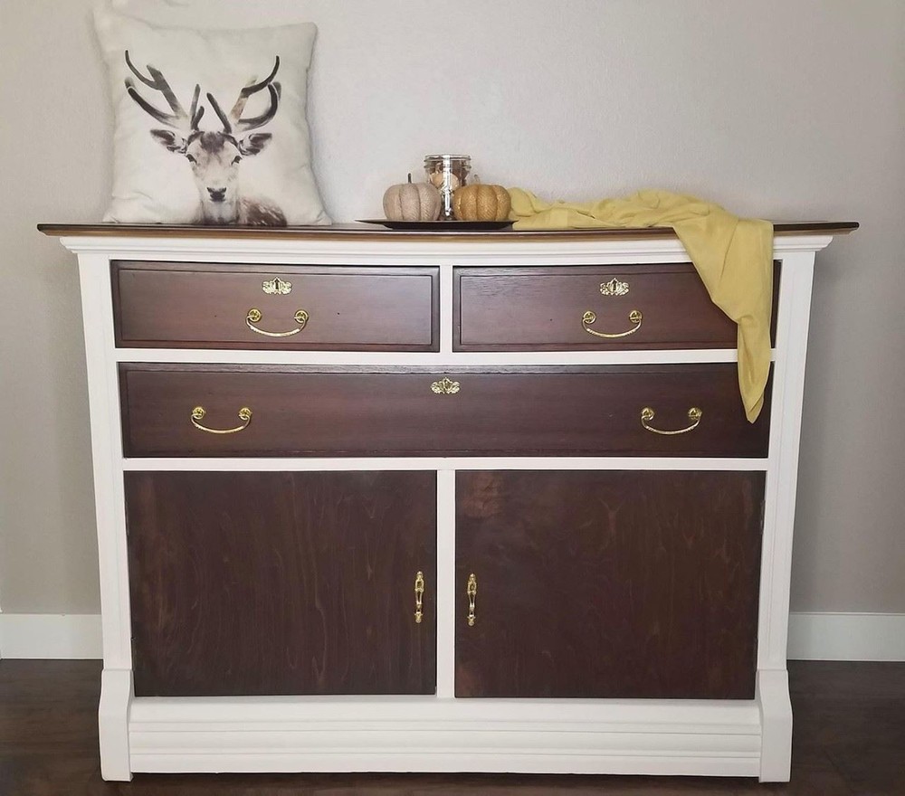 3-3/8" Victorian China Cabinet Finger Pull with Keyhole Solid Brass