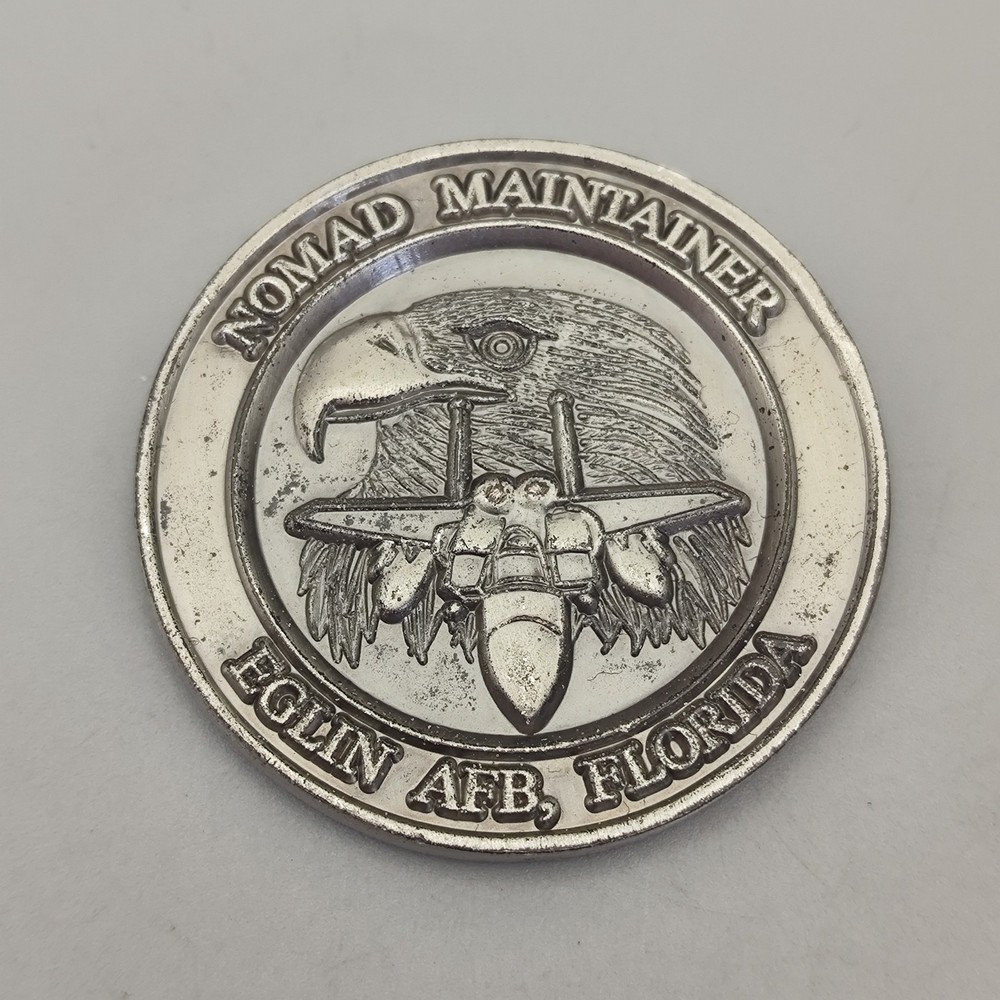 Eglin Afb Florida Nomad Maintainer Challenge Coin