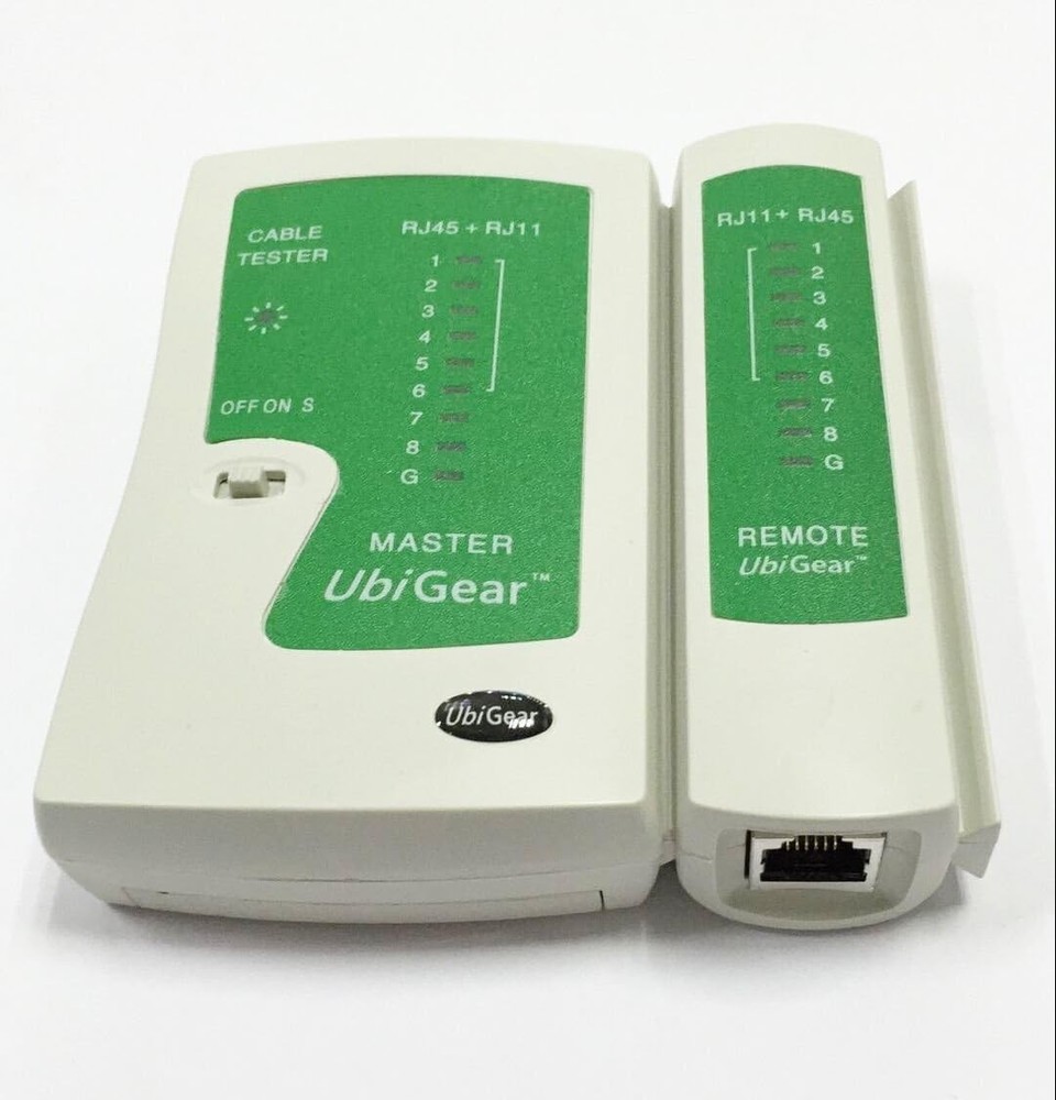 Complete RJ45 Network Tool Kit: Tester & Crimping Tool with 100 Connectors