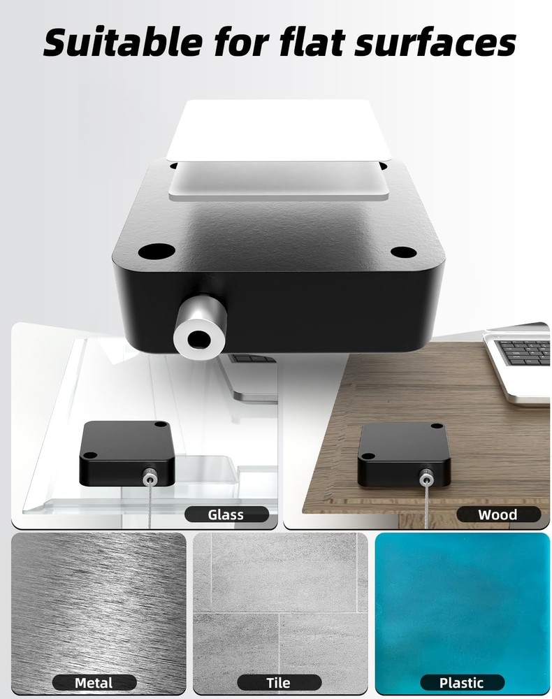 6.5 Ft Retractable Remote Control Safety Lock Tether, Leash...