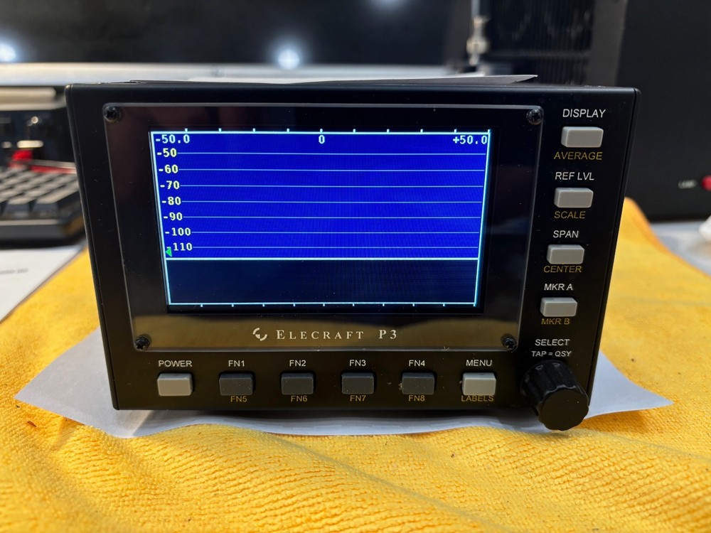 Elecraft P3 Panadapter  -  Works great  with   cables # 4801  w/ Transmit module