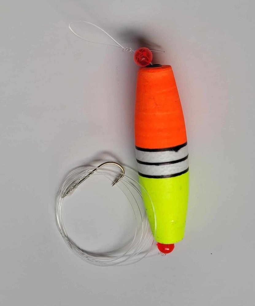 6 Cigar Float weighted popping cork Rig bluefish redfish