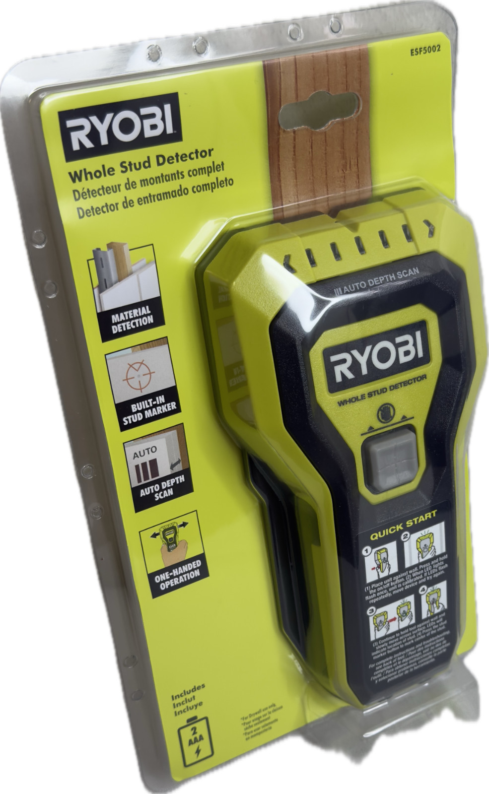 Ryobi One+ ESF5002 Whole Stud Detector (New/Sealed)