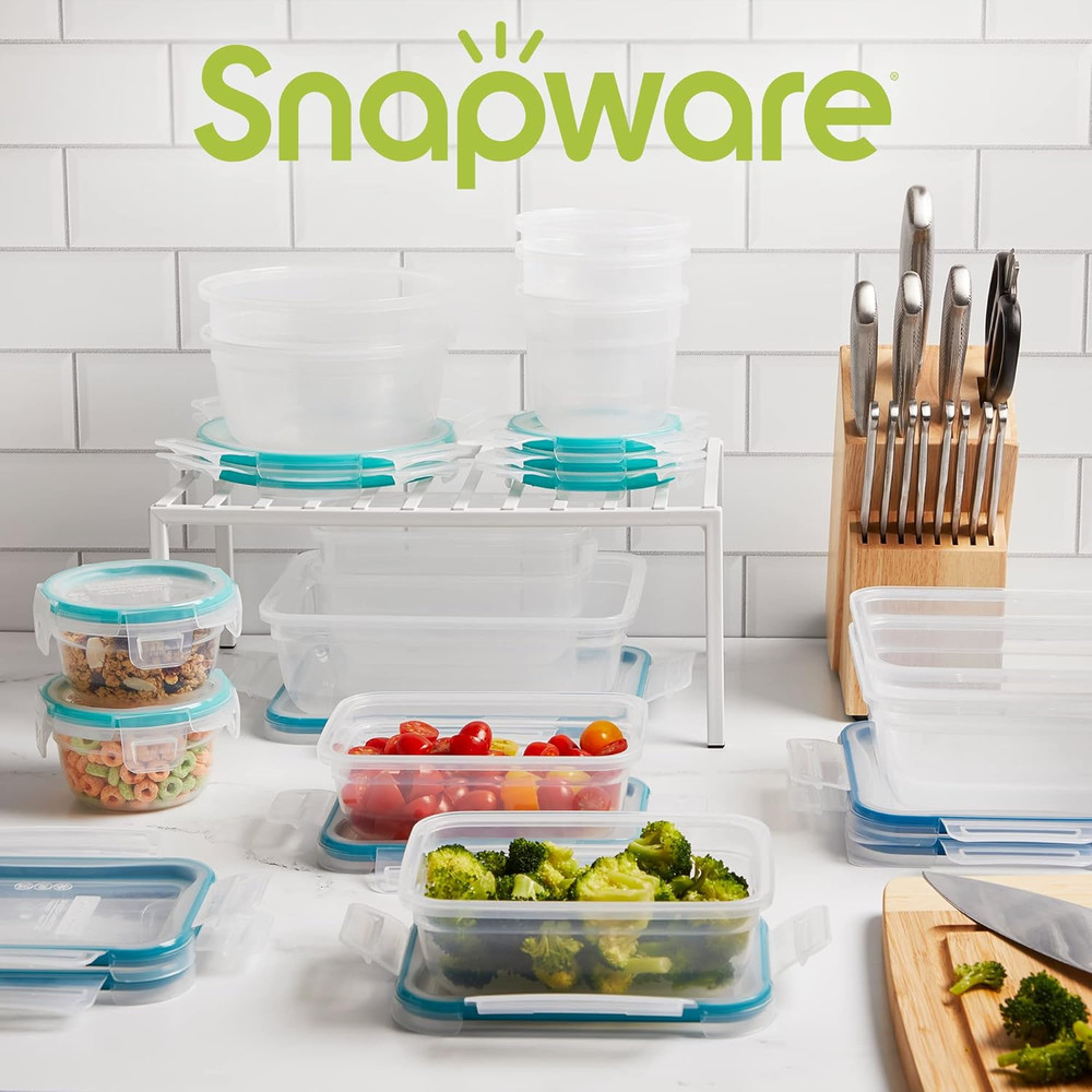 Plastic Total Solutions (14-Pack, Mixed Sizes) Food Storage Containers Set, Airt