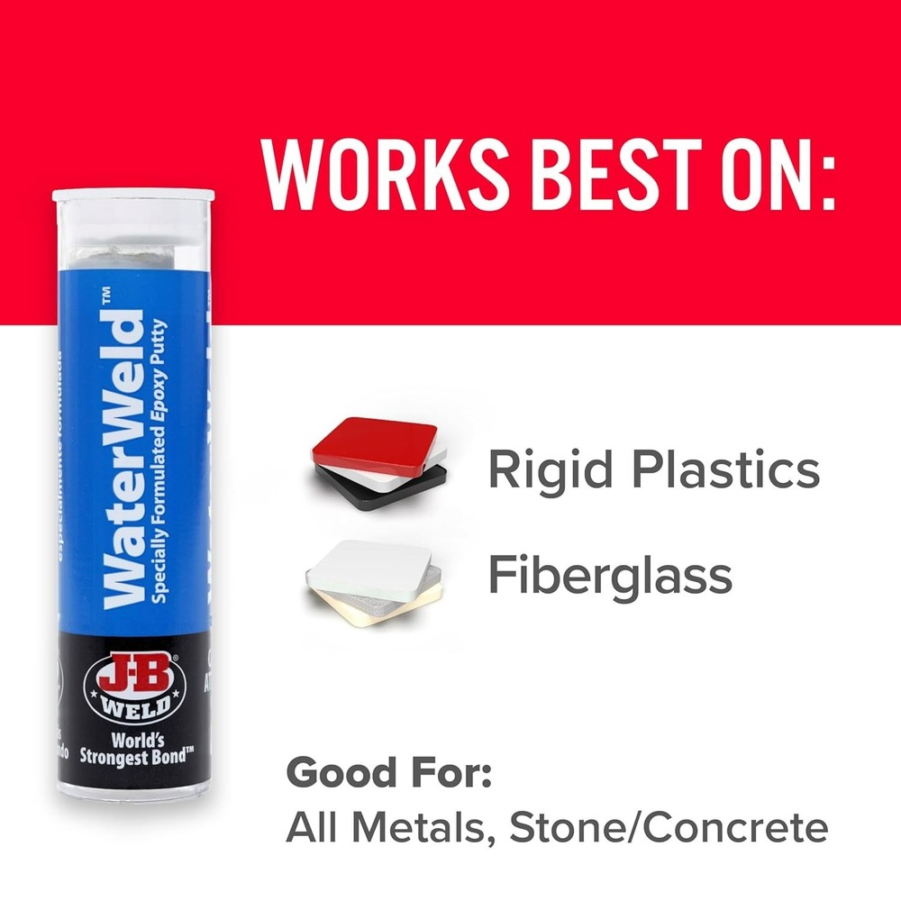 WaterWeld Epoxy Putty Stick - 2 oz.