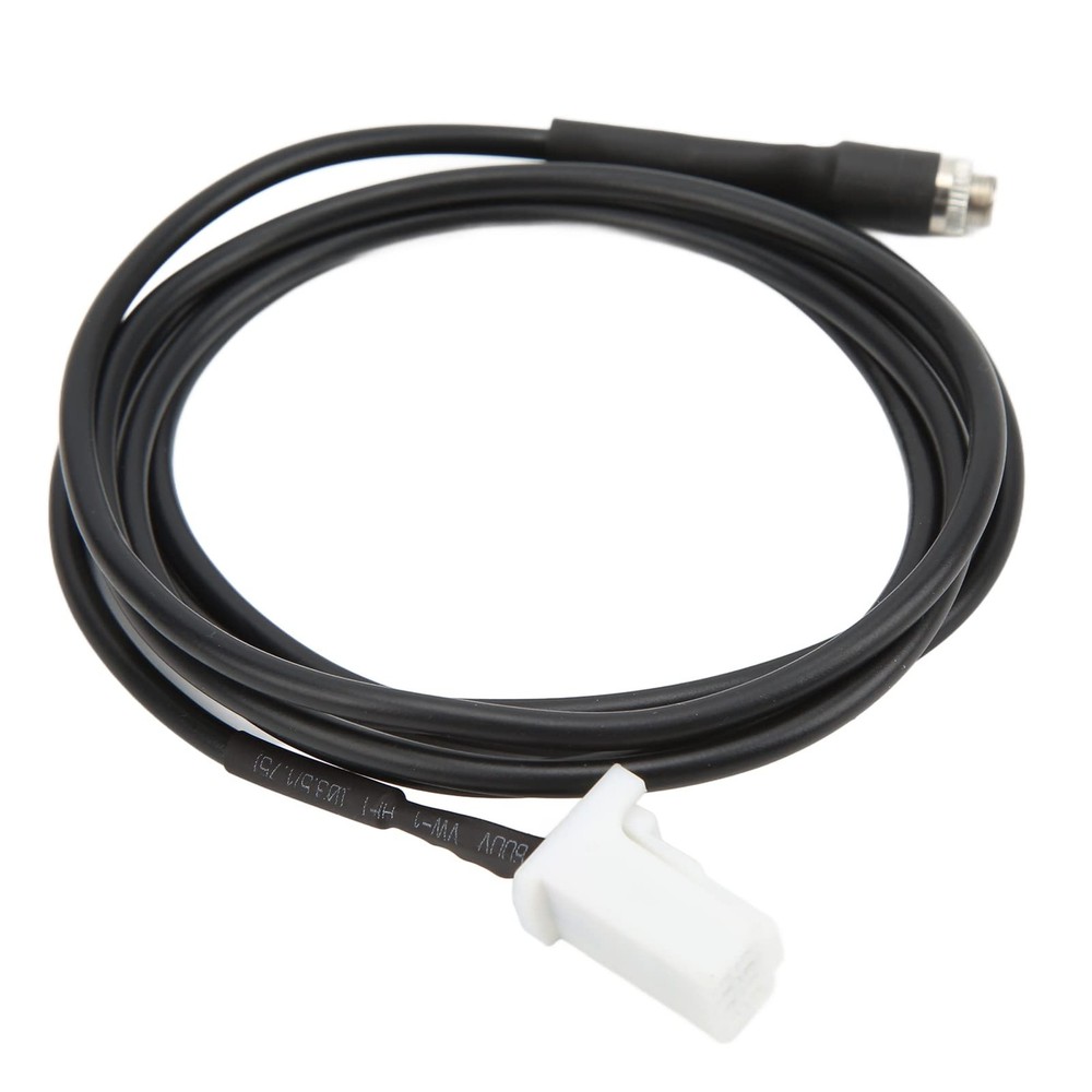 Aux Cable Adapter CD Changer Connector 3.5mm Jack Replacement for Black