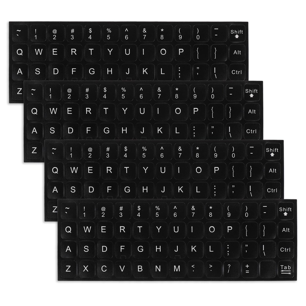 Pegatinas para teclado en inglés