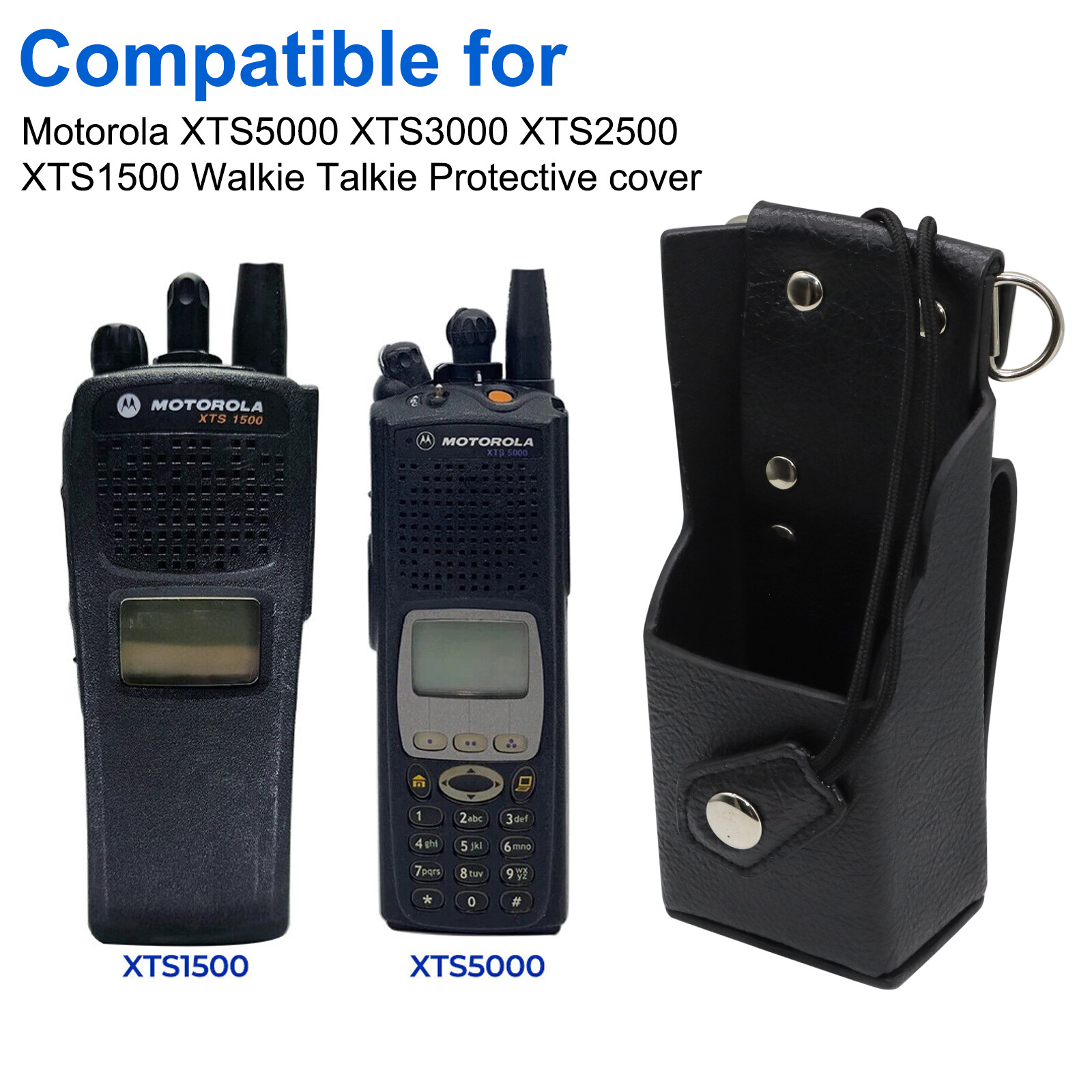 Leather Swivel Holster Case NNTN4115A For Motorola XTS5000 XTS1500 XTS2500 Radio