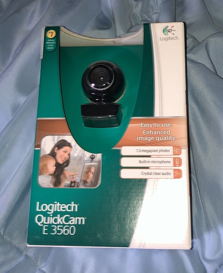 Logitech Web Cam Computer  Laptop Camera Quick cam E3560