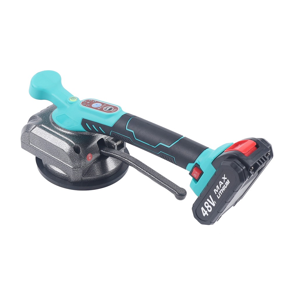 Handheld Tile Vibrator Suction 100kg Tiling Machine Floor Laying Tool+2 Battery