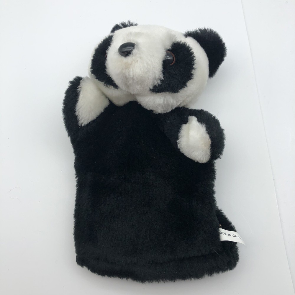 Vintage Hand puppet Panda Bear