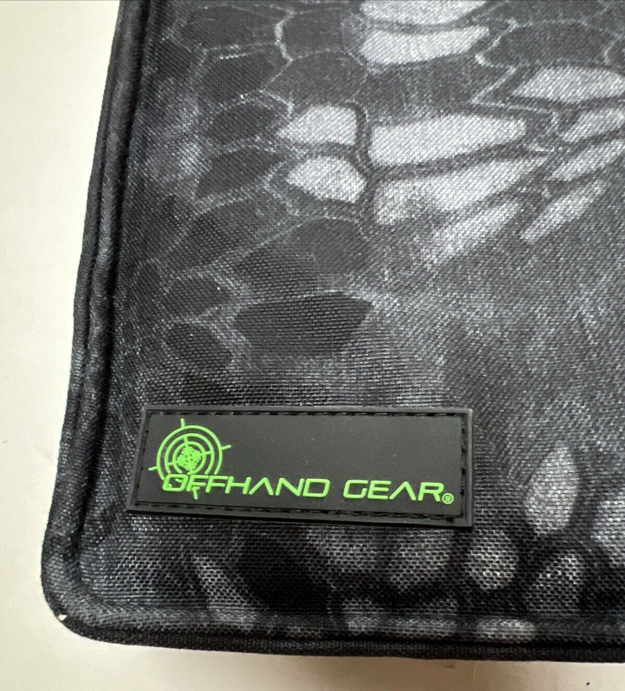 Offhand Gear Conceal Carry 2 Pistols Messenger Range Bag Snakeskin Pattern NORB