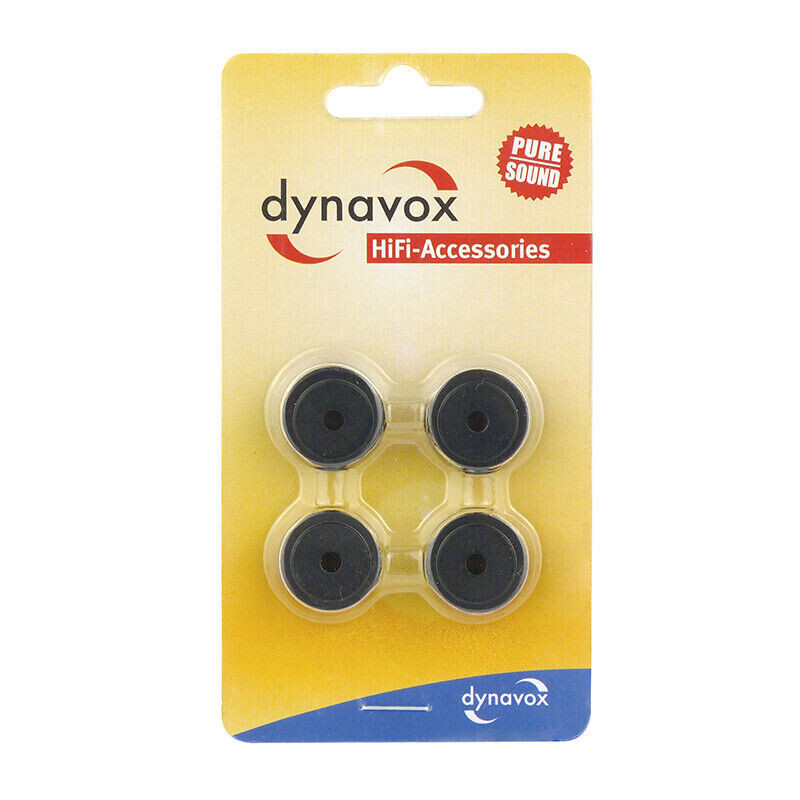 Dynavox Aluminum Device Feet Mini Black 4 Piece Set