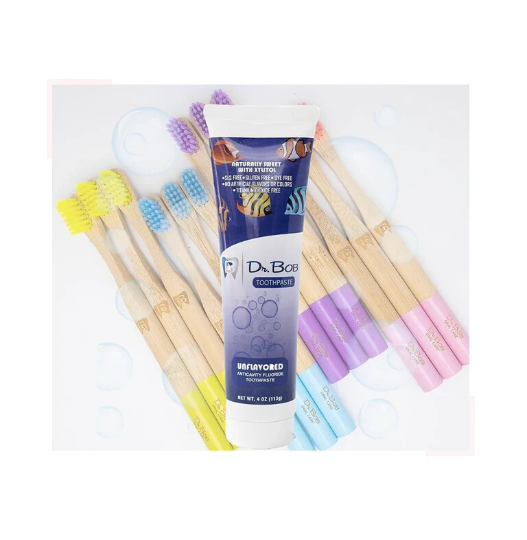 Dr. Bob Unflavored Toothpaste (3 Pack)