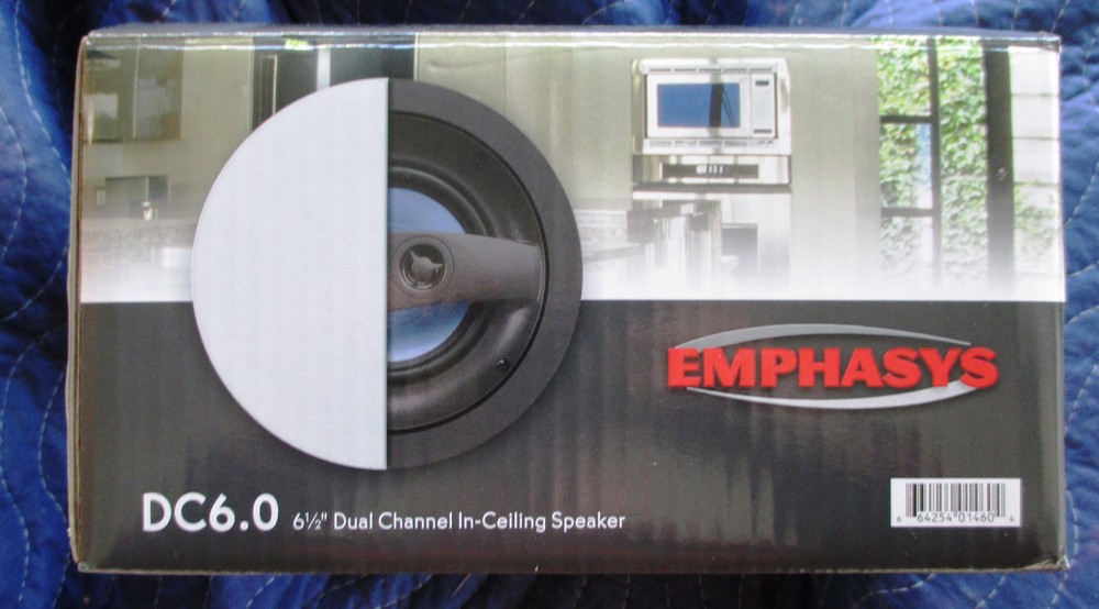 Emphasys Dual Channel In-Ceiling Speaker DC6.0 6 1⁄2" Dual Channel In-Ceiling