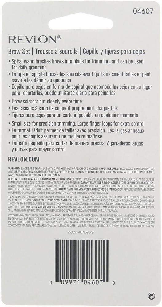 Revlon Brow Set Pack of 2 - Brow Trimming Kit