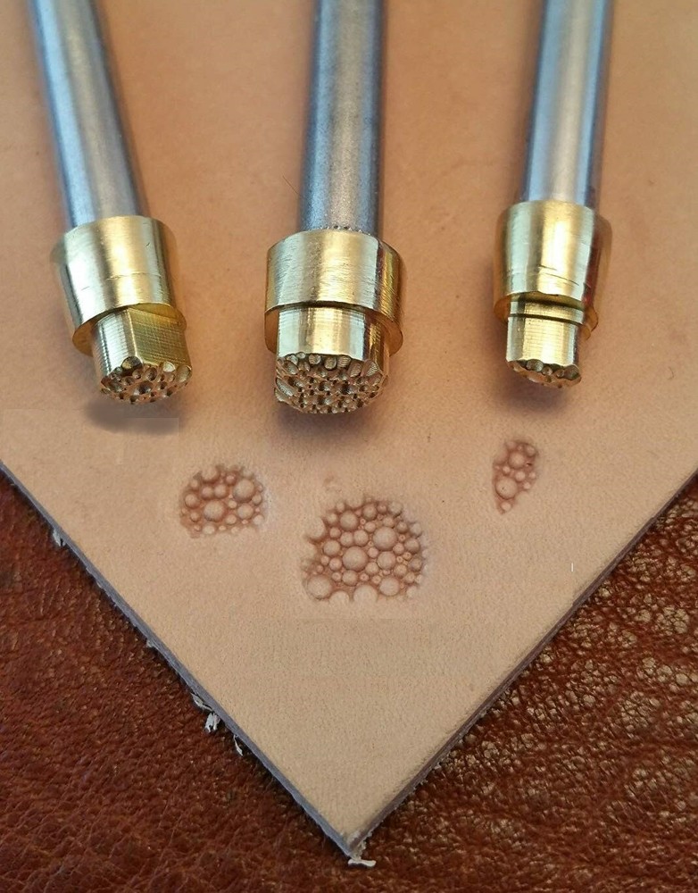 Leather Stamp Tool Crafting Crafts Brass Saddle Making Stamps DIY Punch #68