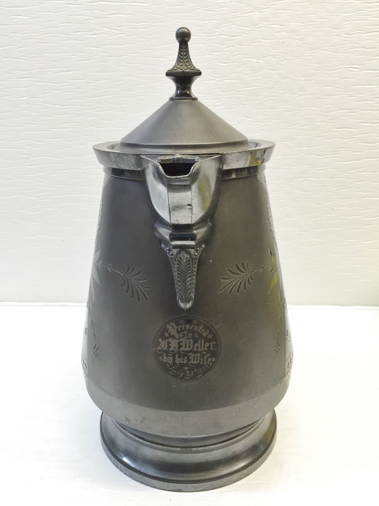 Rogers Smith & Co Silver Tankard Pitcher 14" ANTIQUE 1868