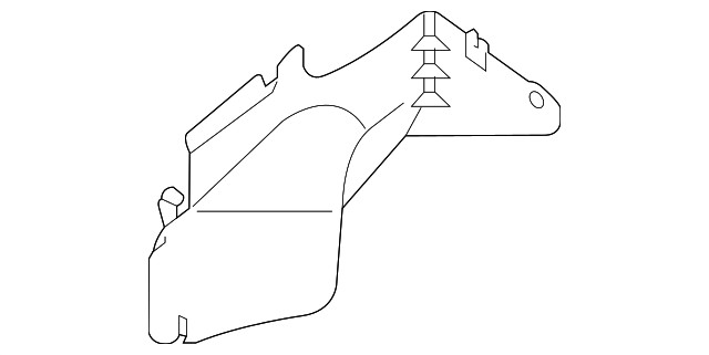 Genuine Nissan Quarter Panel Splash Shield 93833-EZ00A