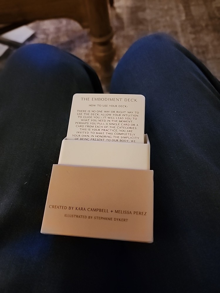 New The Embodiment Deck Connect reflect and Explore cards