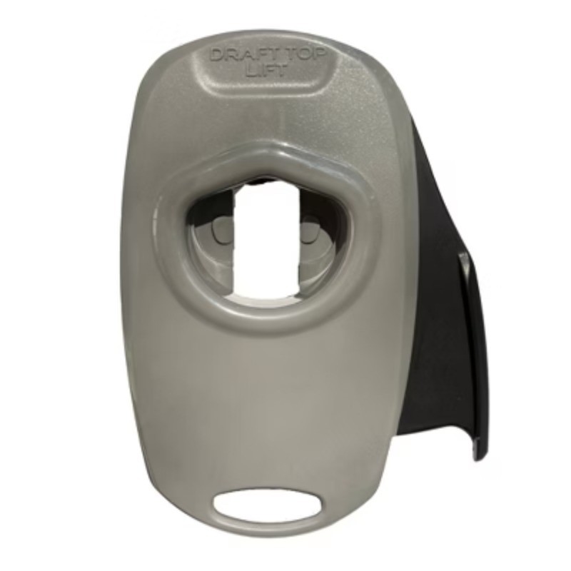 Smooth, Safe Edge Topless Beverage Can Opener Gray