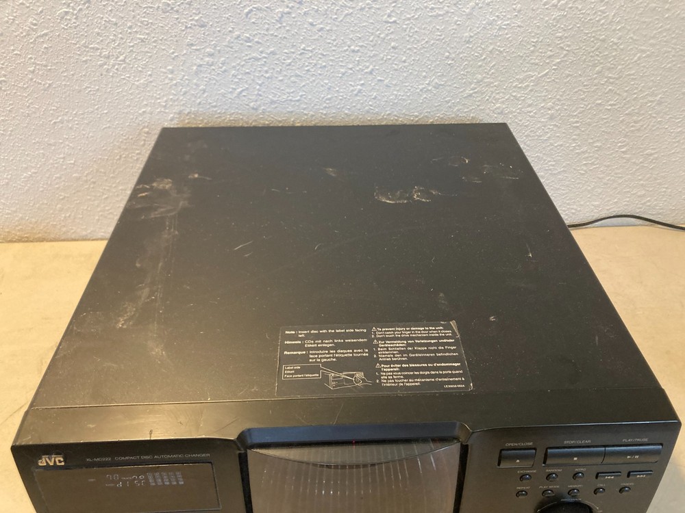 JVC XL-MC222-Disc CD Changer Works No Remote
