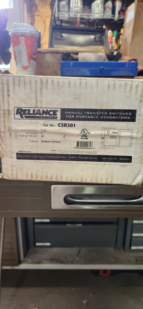 manual transfer switch for portable generator