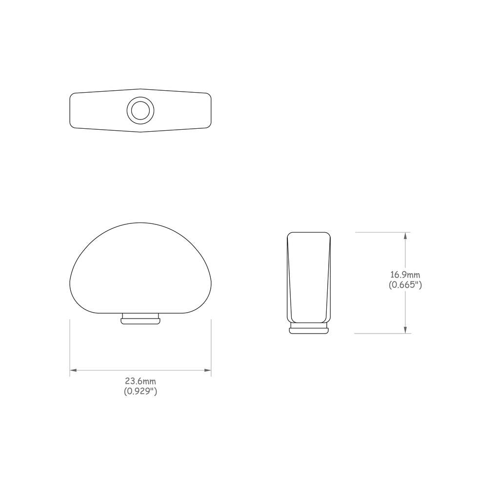 Solo Pro Kidney Shaped Machine Head Buttons