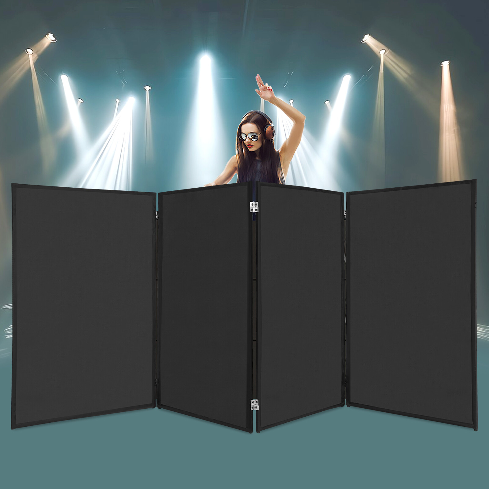DJ Booth Panels Portable Detachable Cover Screens Foldable Booth Event Panels