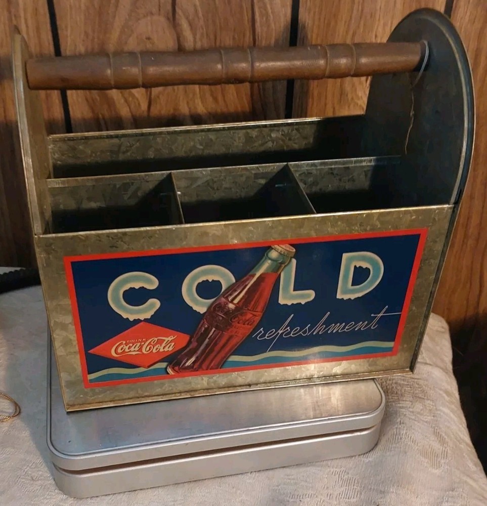Coca Cola utensil holder kitchen caddy