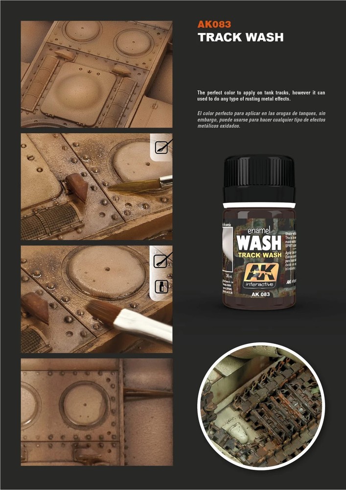 AK Interactive AK083 Track Wash 35ml