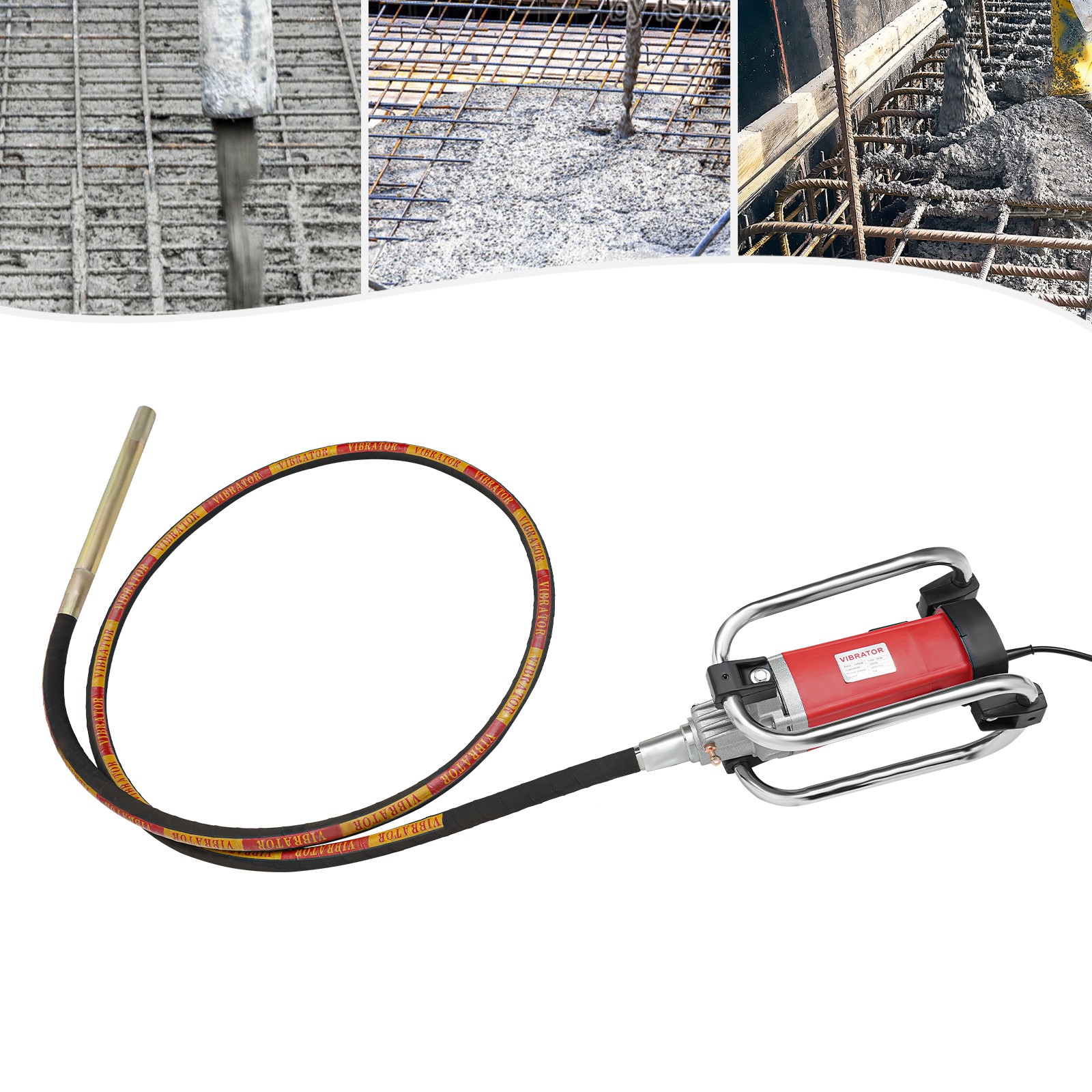 Concrete Vibrator Concrete Vibrating Hand Held Electric Concrete Vibrating Tool