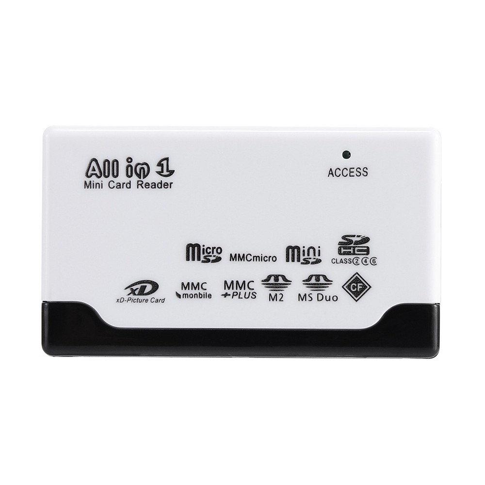 Six-In-One USB 2.0 Memory Card Reader Adapter Support TF CF SD Mini SD MMC MS XD