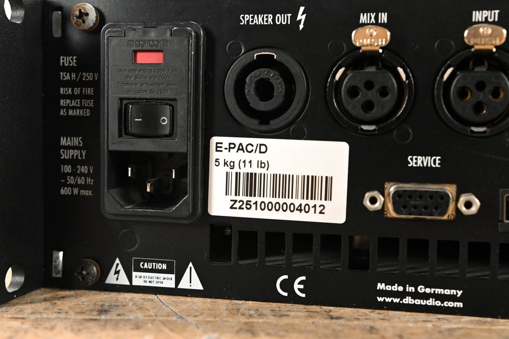 d&b audiotechnik E-PAC Single-Channel Power Amplifier Controller CG01V52