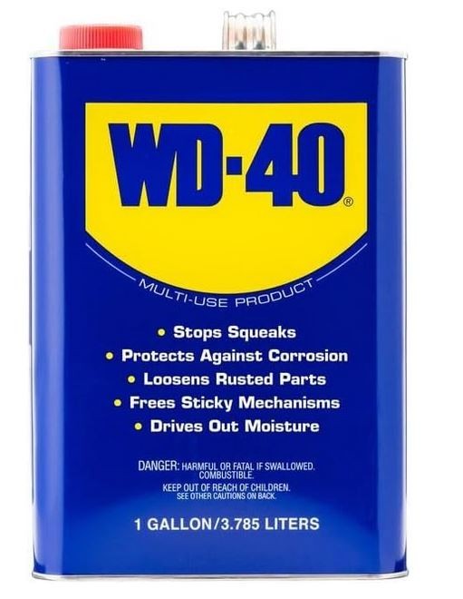 WD-40 Original Formula, Multi-Use Product, One Gallon, 4-Pack