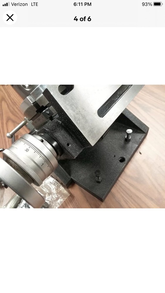 8" PRECISION TILTING ROTARY TABLE, Part#TSK-200- NEW