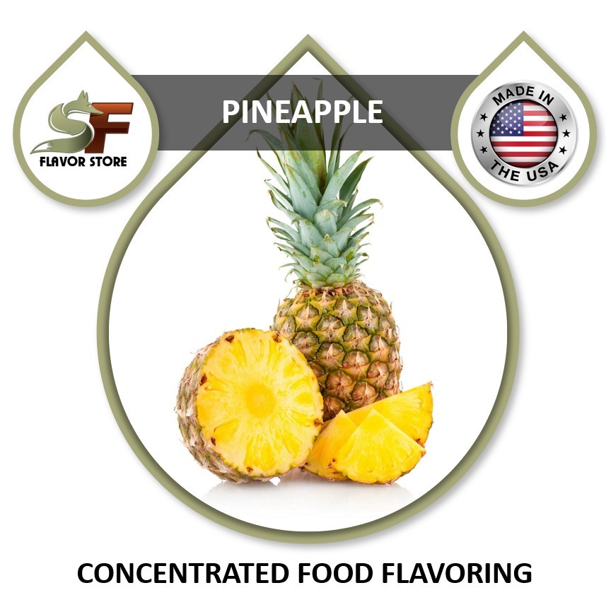Pineapple Food Flavor - Concentrated Food Flavoring - 1oz/30ml - SageFox - FL051
