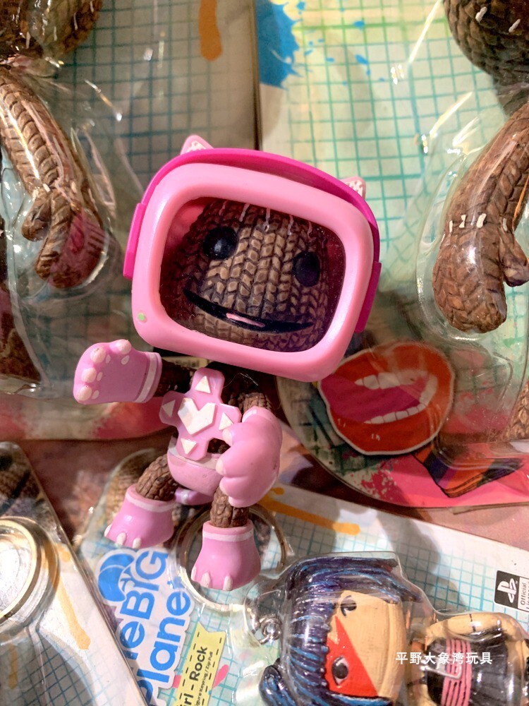 LittleBigPlanet 15 Styles Sackboy Joints Action Figurines Keychain Charms